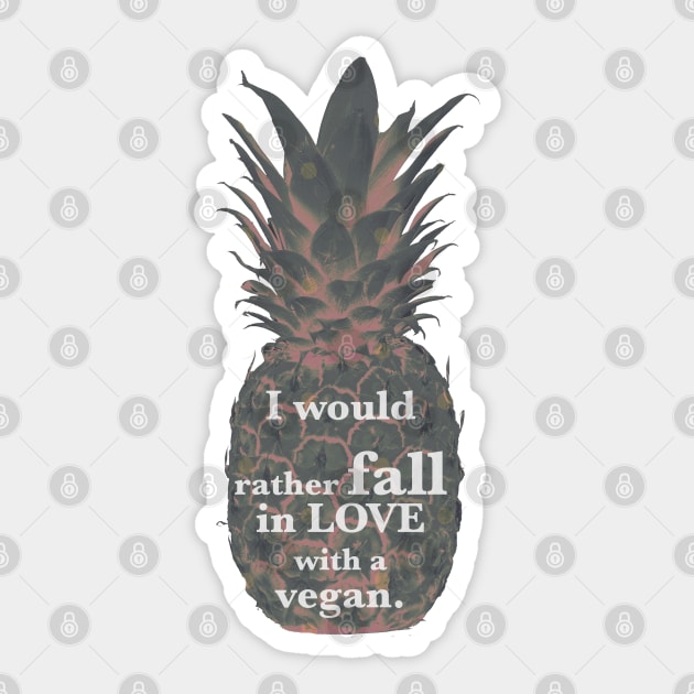 Calton Lassiter_Vegan _ Psych Quotes. Sticker by FanitsaArt